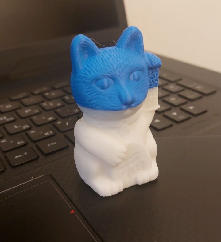 Тестовая печать на 3d принтере